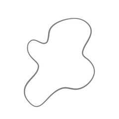 Modern Irregular Line Blob Shape Background