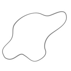 Modern Irregular Line Blob Shape Background