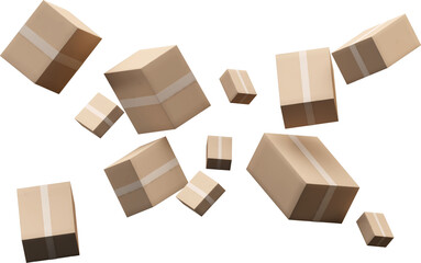 brown shipping carton box