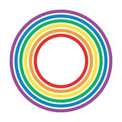  abstract rainbow circle  background (LGBT) 
