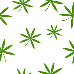 leaf seamless pattern vector design