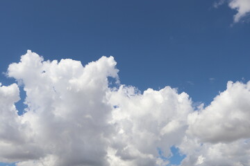 blue sky with clouds