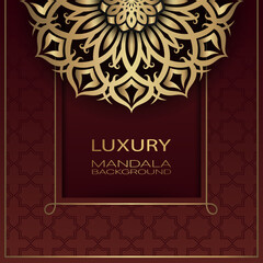 golden mandala  vintage ornament  background luxury
