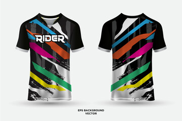 Futuristic abstract jersey suitable for racing, soccer, gaming, motocross, gaming, cycling.