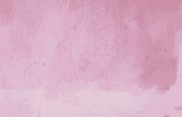 Obraz premium Plastered wall covered with pink paint. The wall of a city house. Pink background