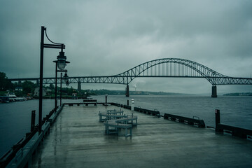 View of the Centennial Bridge, Miramichi, New Brunswick, Canada