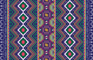 tribal pastel multicolor pastel Navajo seamless vector pattern. aztec abstract geometric art print in a sophisticated aztec style. Vector background with ethnic elements. Wallpaper, fabric, paper, cov