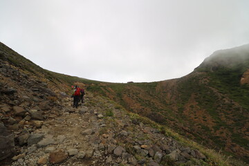 2022年9月の栃木県の茶臼岳の登山