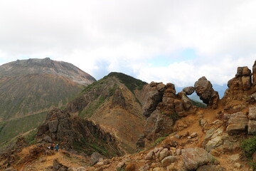 2022年9月の栃木県の茶臼岳の登山