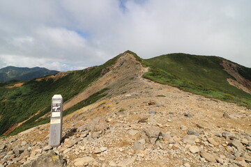 2022年9月の栃木県の茶臼岳の登山