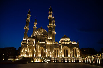 Heydar Aliyev mosque (Heydar Mascidi). Baku city, Azerbaijan.