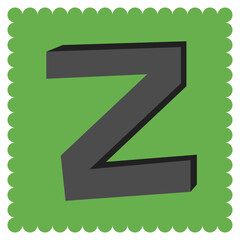 Letter Z Sticker