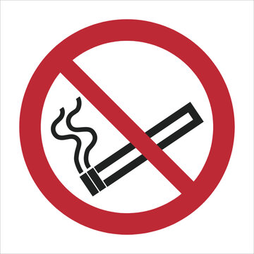 ISO 7010 Registered safety signs - Prohibition - No smoking
