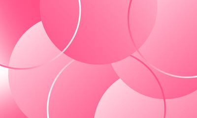 Abstract Pink Gradient Circle Background Effect Design