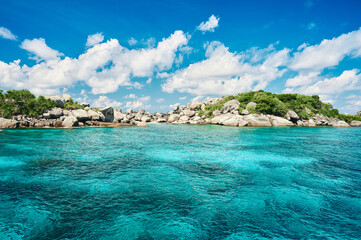 The landscape of Similan Islands, Thailand