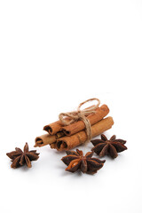 star anise and cinnamon