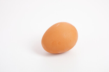 egg on white background