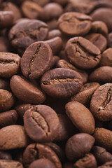 coffee beans close up background