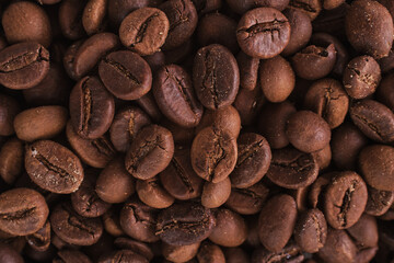 coffee beans close up background