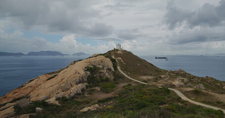 Hiking trail in Hong Kong po toi island