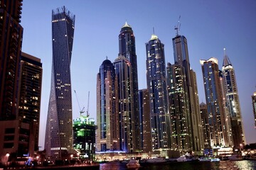 Fototapeta na wymiar Wunderschöne Aufnahme in Dubai 