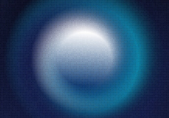 Abstract gradient blue circle halftone decoraitve template design. Overlapping for cover background.