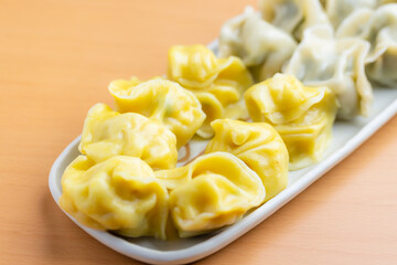 Steamed Corn and meat dumpling