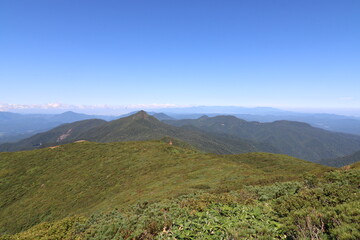 2022年9月の栃木県の茶臼岳の登山