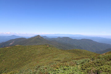 2022年9月の栃木県の茶臼岳の登山