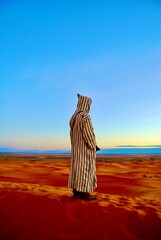Wunderschöne Aufnahme in der Westsahara Marokko Afrika