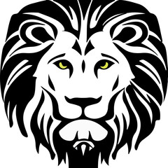 León en fondo blanco  (vector ) 