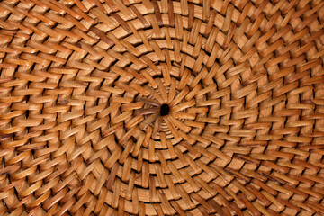 Spinning bamboo craft detail background