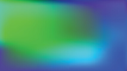 abstract blurred gradient RGB color green blue and dark blue background illustration