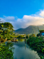 lake in the mountains