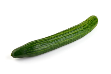 Cucumber isolated on white background.