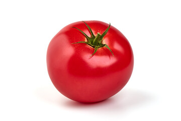 Tomatoes, isolated on white background.