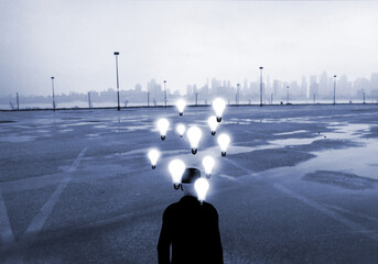 Man on parking © rolffimages