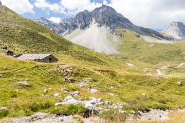 paysage alpin à tignes