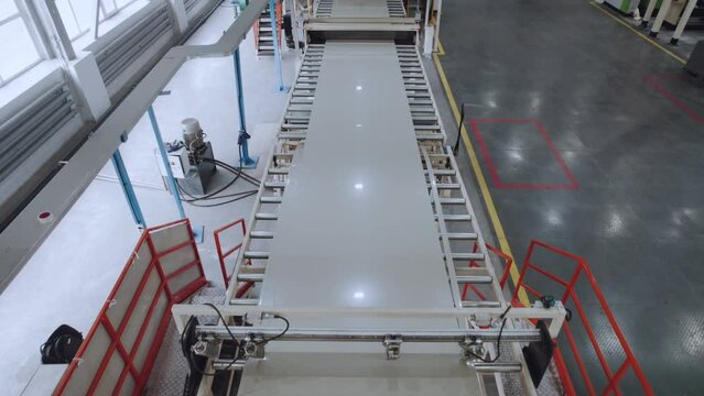 2. Conveyor line for the production of polymer sheets, automated complex for the production of polymer sheets