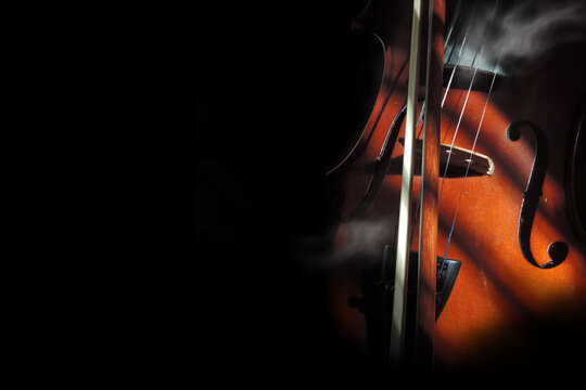 Violin instumento musical, con melod&iacute;a dulce 