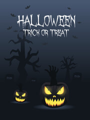 halloween trick or treat banner