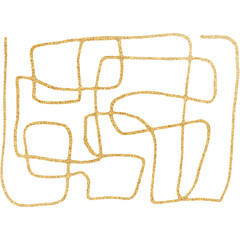 Glitter abstract modern geometric shape for design. Transparent PNG clipart