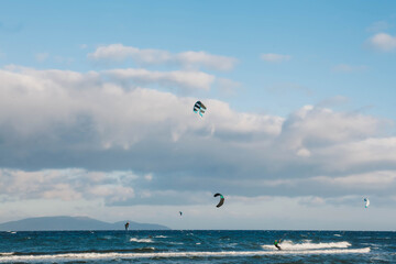 kite boarding