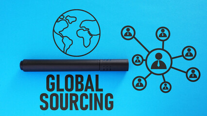 Global Sourcing is shown using the text