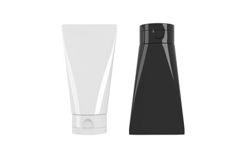 Mockup of cream tube without background 3d render