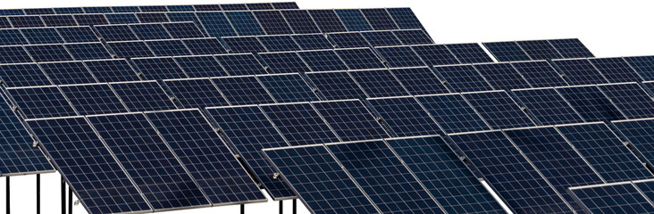 Isolated solar panels 
