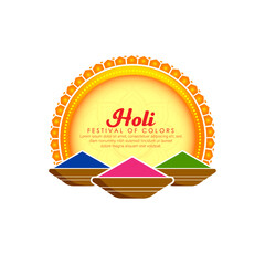 HAPPY HOLI-ABSTRACT ILLUSTRATION OF HOLI. 