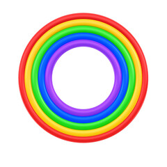 3D Rendering of Circle Rainbow
