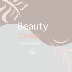 Beauty Center Makeup Social Media Square Banner Flyer Template Design.post good media for beauty poster