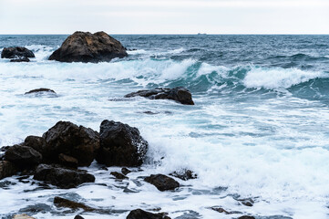 Storm at the seaside